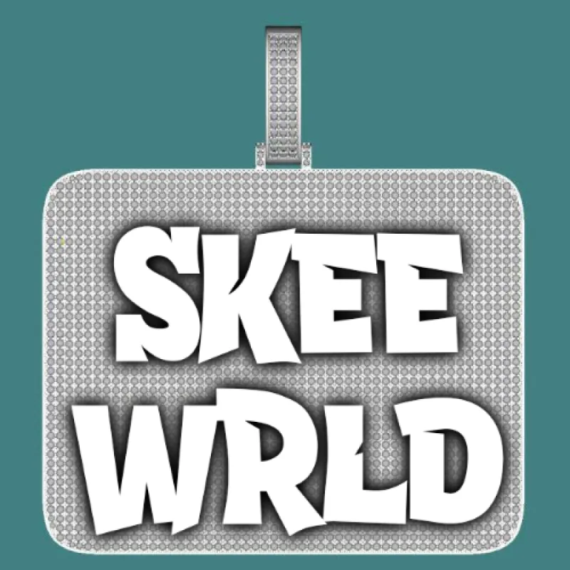 CUSTOM LETTER NECKLACE 3D BIG SQUARE sold by The GUU Shop