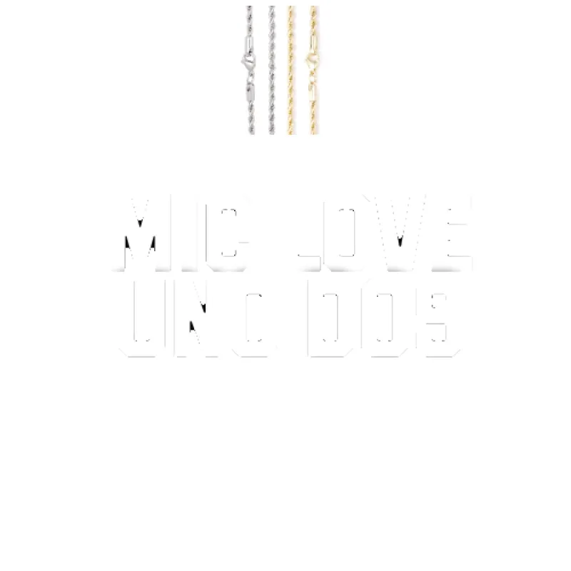 Custom Letters Baguette Two Layer Necklace sold by The GUU Shop