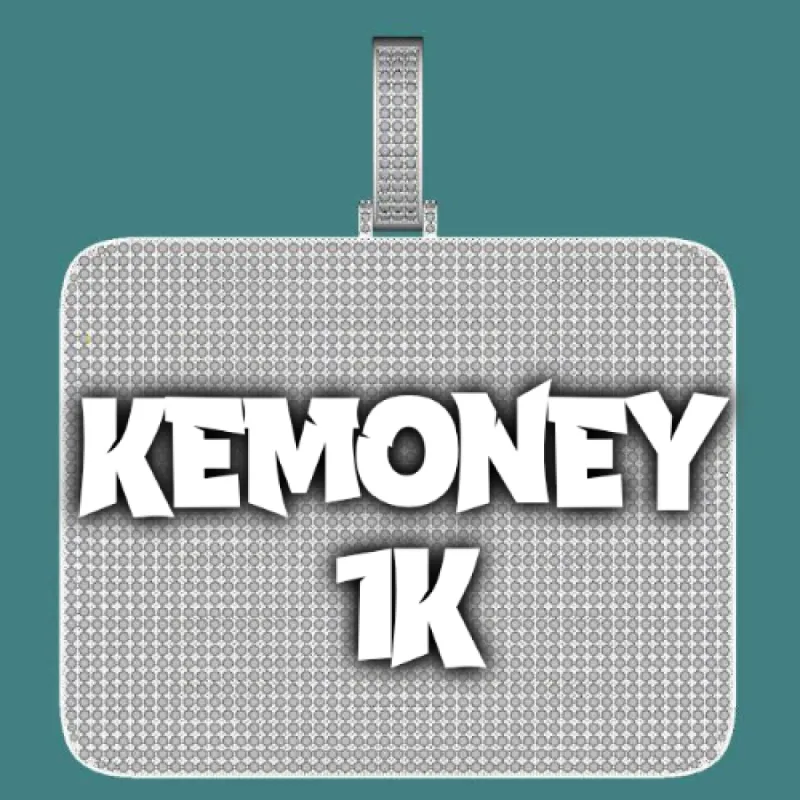 CUSTOM LETTER NECKLACE 3D BIG SQUARE sold by The GUU Shop