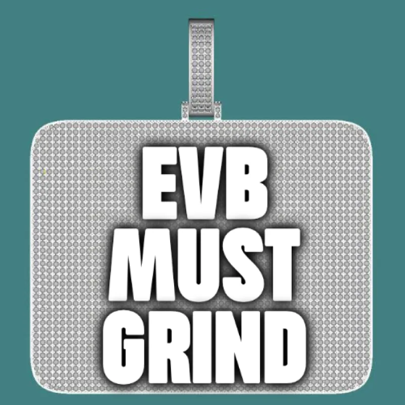 CUSTOM LETTER NECKLACE 3D BIG SQUARE sold by The GUU Shop