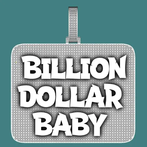 CUSTOM LETTER NECKLACE 3D BIG SQUARE sold by The GUU Shop