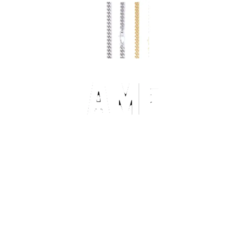 Custom Letters Baguette Two Layer Necklace made by The GUU Shop