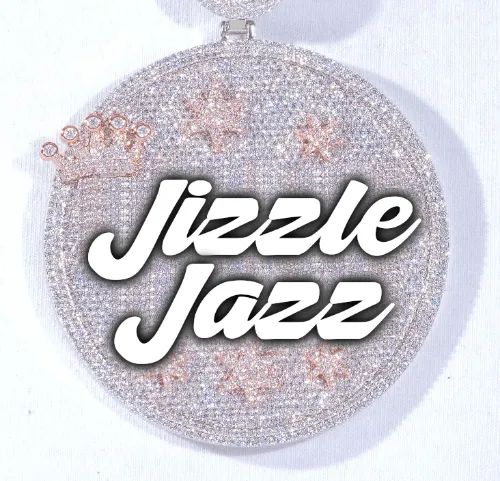 CUSTOM LETTER NECKLACE 3D BIG CROWN DISC sold by The GUU Shop