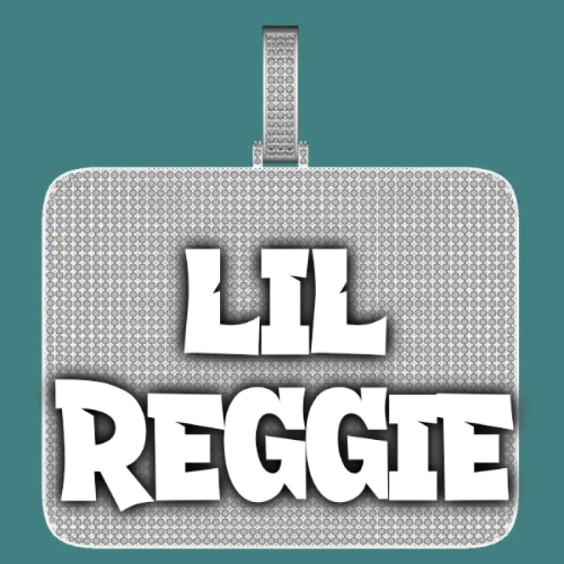 CUSTOM LETTER NECKLACE 3D BIG SQUARE made by The GUU Shop