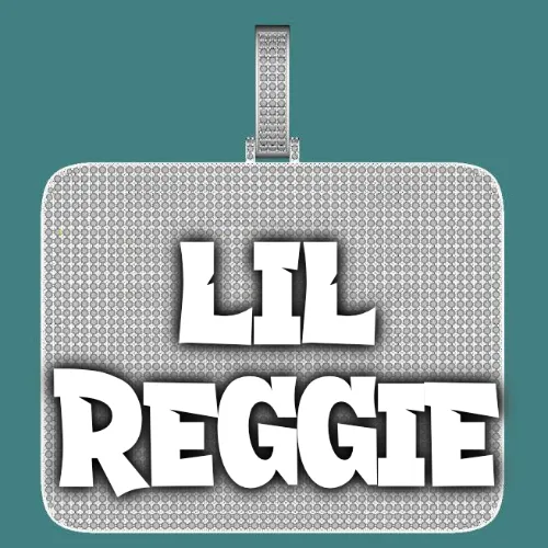 CUSTOM LETTER NECKLACE 3D BIG SQUARE sold by The GUU Shop