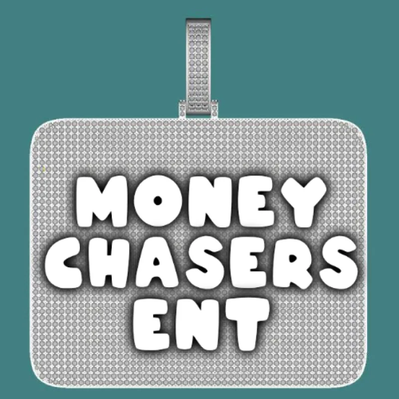 CUSTOM LETTER NECKLACE 3D BIG SQUARE sold by The GUU Shop