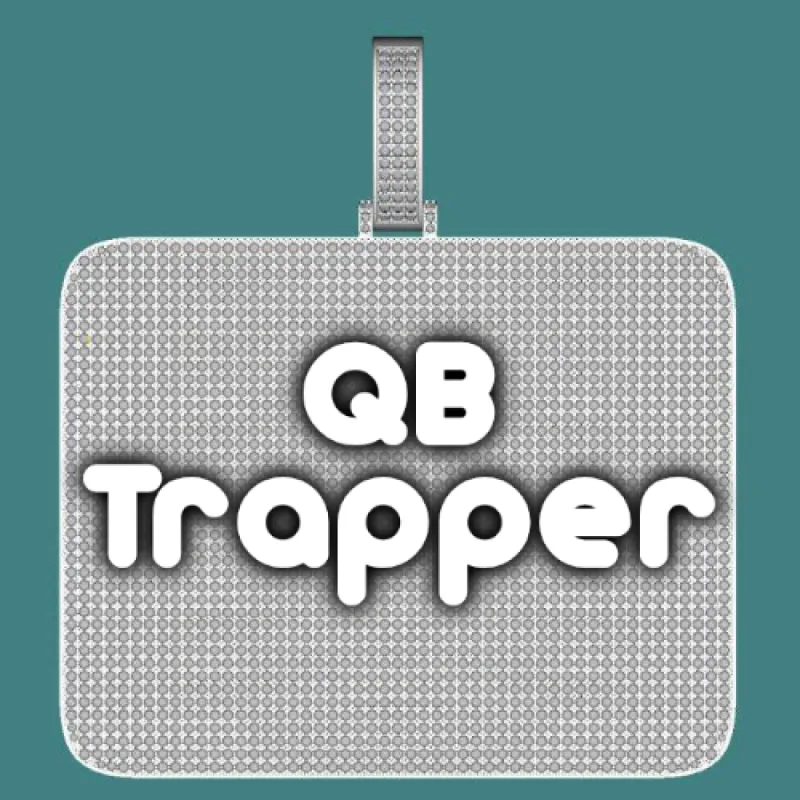 CUSTOM LETTER NECKLACE 3D BIG SQUARE sold by The GUU Shop