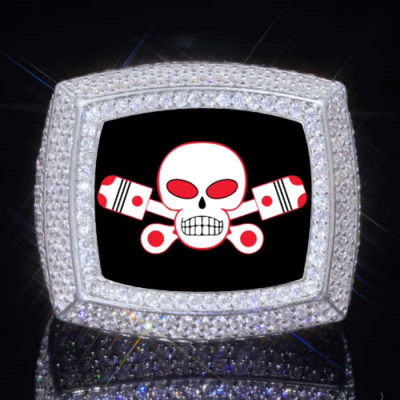 3D CUSTOM PICTURE ICED RING sold by The GUU Shop