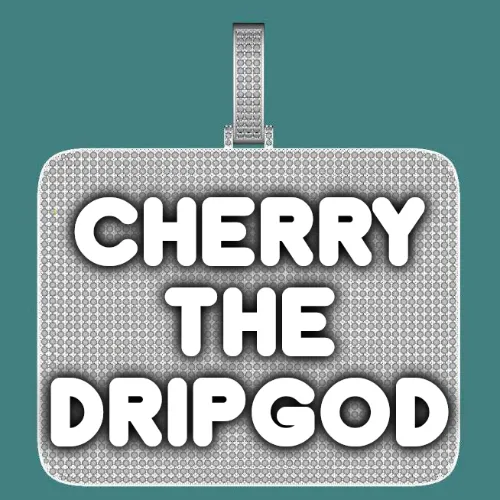 CUSTOM LETTER NECKLACE 3D BIG SQUARE sold by The GUU Shop