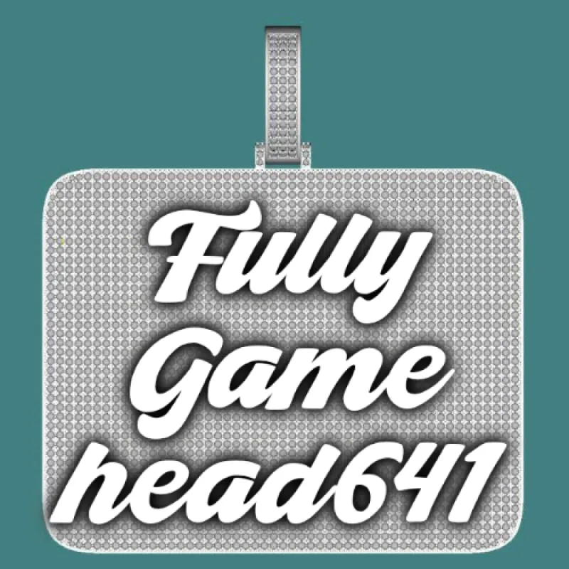 CUSTOM LETTER NECKLACE 3D BIG SQUARE sold by The GUU Shop