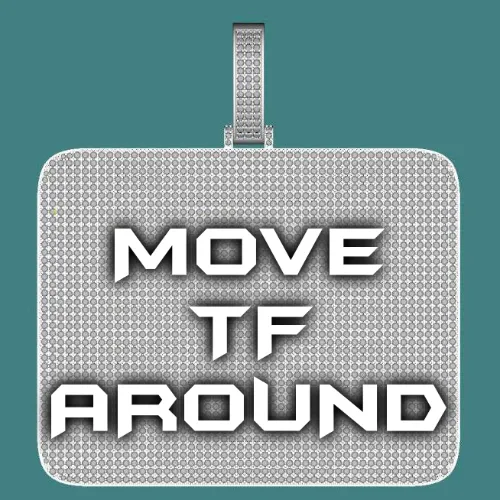 CUSTOM LETTER NECKLACE 3D BIG SQUARE sold by The GUU Shop