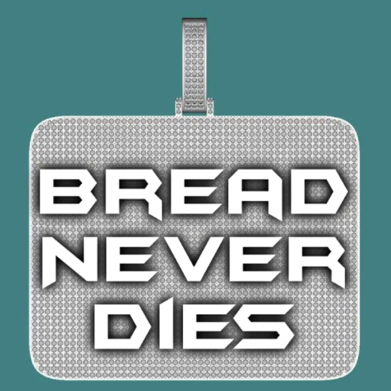 CUSTOM LETTER NECKLACE 3D BIG SQUARE sold by The GUU Shop