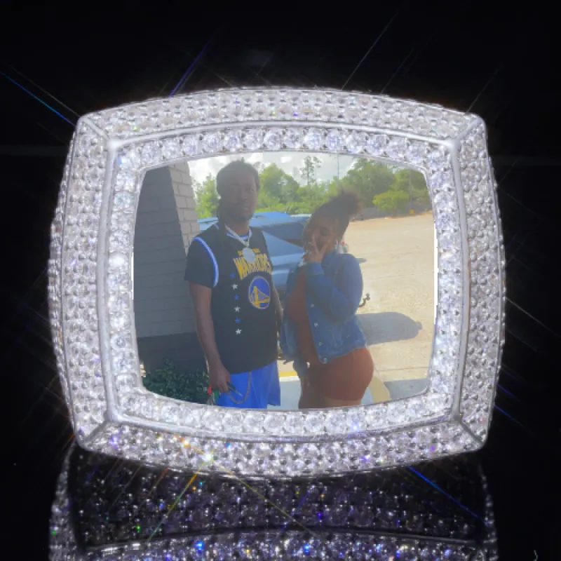 3D CUSTOM PICTURE ICED RING sold by The GUU Shop