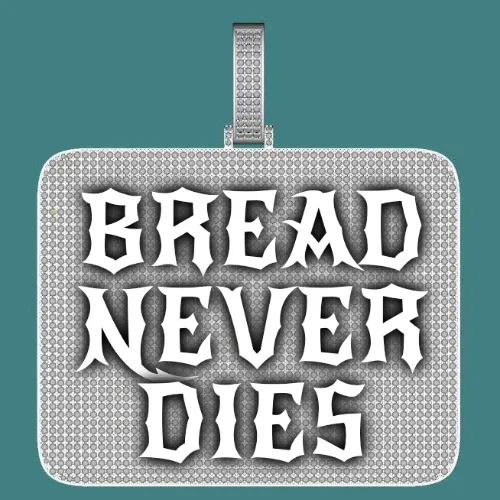 CUSTOM LETTER NECKLACE 3D BIG SQUARE sold by The GUU Shop