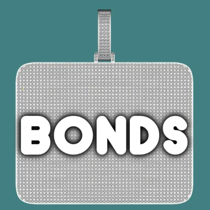 CUSTOM LETTER NECKLACE 3D BIG SQUARE sold by The GUU Shop