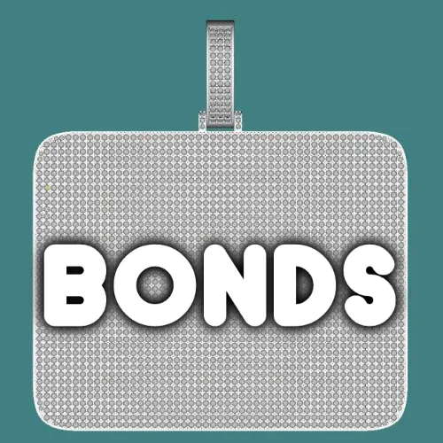 CUSTOM LETTER NECKLACE 3D BIG SQUARE sold by The GUU Shop