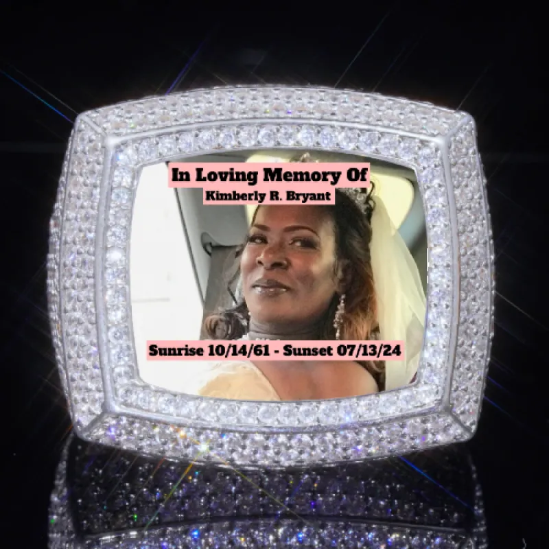 3D CUSTOM PICTURE ICED RING sold by The GUU Shop