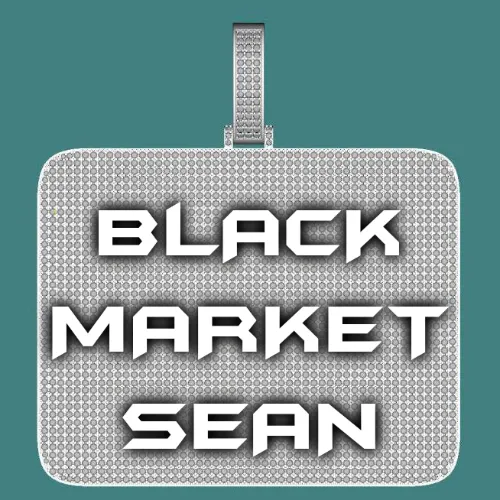 CUSTOM LETTER NECKLACE 3D BIG SQUARE sold by The GUU Shop