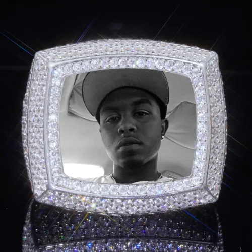 3D CUSTOM PICTURE ICED RING sold by The GUU Shop