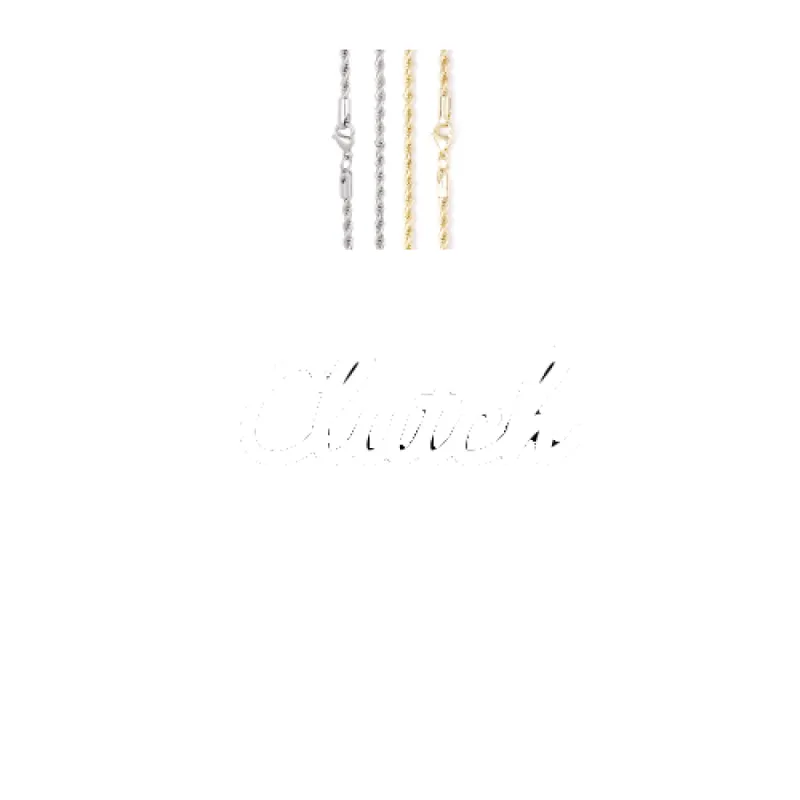 Script Custom Letter Necklace sold by The GUU Shop