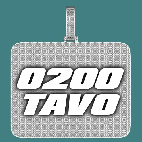 CUSTOM LETTER NECKLACE 3D BIG SQUARE sold by The GUU Shop