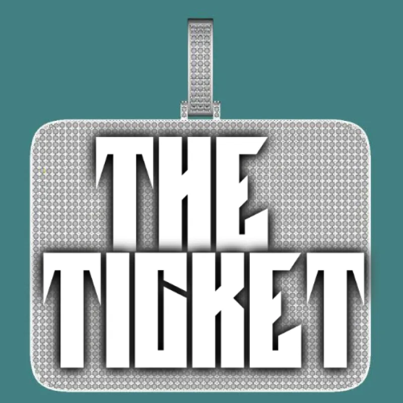 CUSTOM LETTER NECKLACE 3D BIG SQUARE sold by The GUU Shop