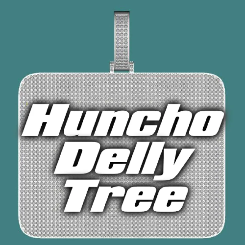 CUSTOM LETTER NECKLACE 3D BIG SQUARE sold by The GUU Shop