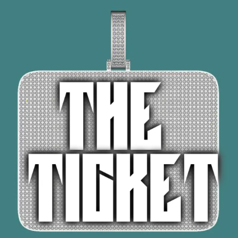 CUSTOM LETTER NECKLACE 3D BIG SQUARE sold by The GUU Shop