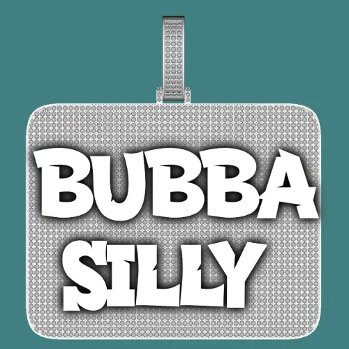 CUSTOM LETTER NECKLACE 3D BIG SQUARE sold by The GUU Shop