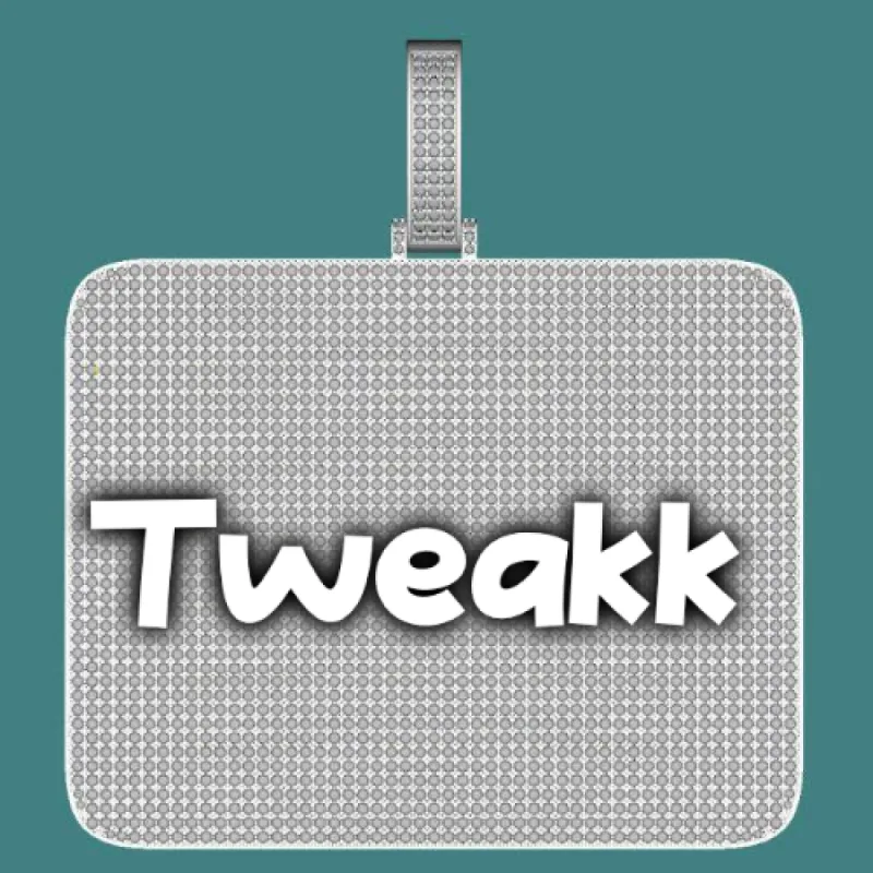 CUSTOM LETTER NECKLACE 3D BIG SQUARE sold by The GUU Shop