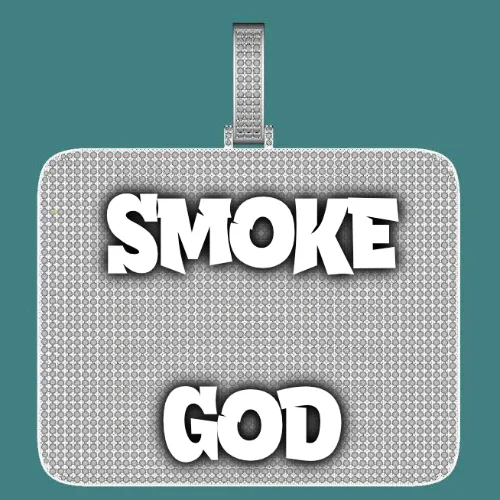 CUSTOM LETTER NECKLACE 3D BIG SQUARE sold by The GUU Shop