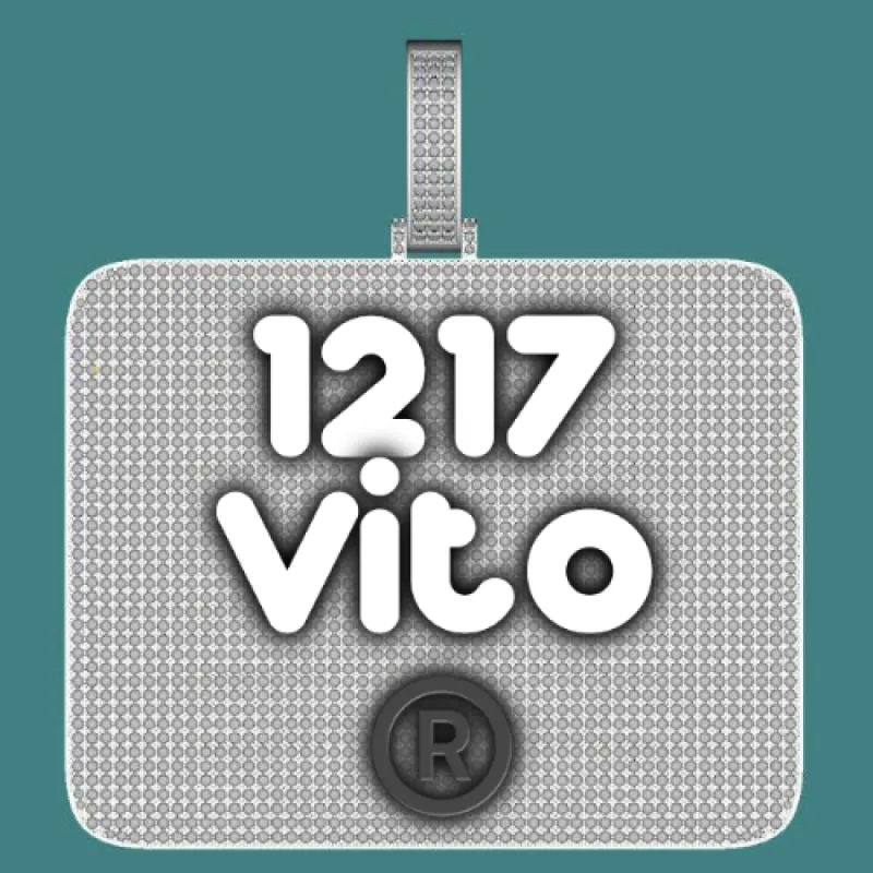 CUSTOM LETTER NECKLACE 3D BIG SQUARE sold by The GUU Shop