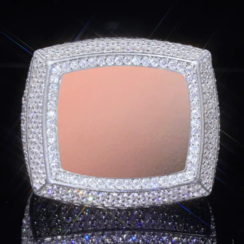 3D CUSTOM PICTURE ICED RING sold by The GUU Shop