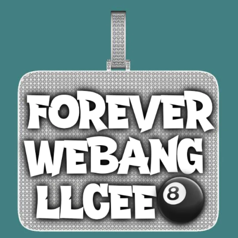 CUSTOM LETTER NECKLACE 3D BIG SQUARE sold by The GUU Shop