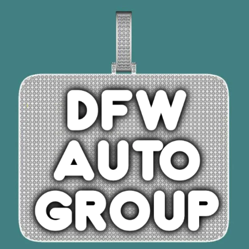 CUSTOM LETTER NECKLACE 3D BIG SQUARE sold by The GUU Shop