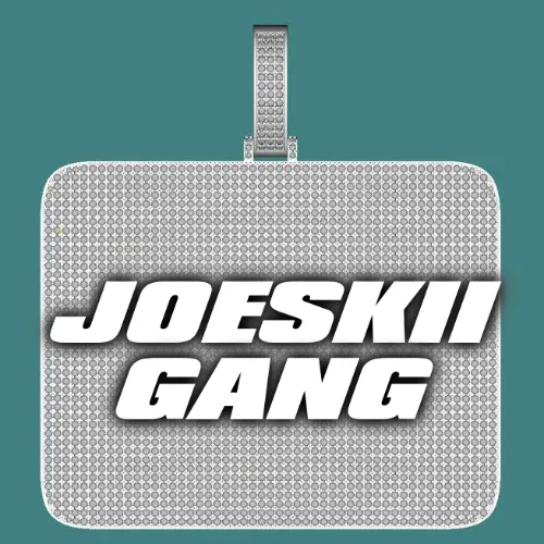 CUSTOM LETTER NECKLACE 3D BIG SQUARE sold by The GUU Shop