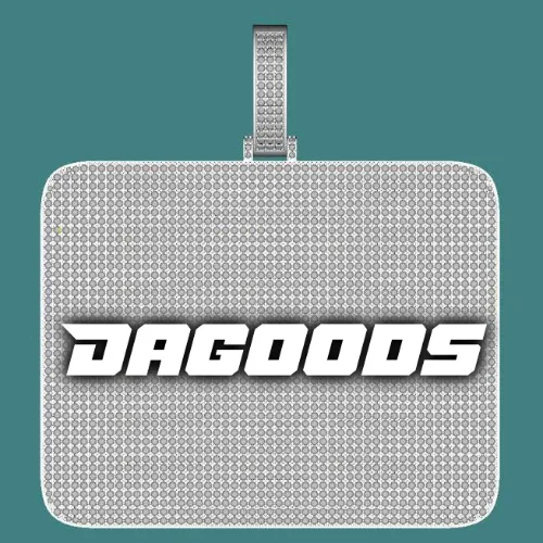 CUSTOM LETTER NECKLACE 3D BIG SQUARE sold by The GUU Shop