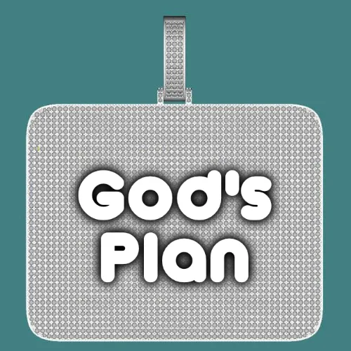 CUSTOM LETTER NECKLACE 3D BIG SQUARE sold by The GUU Shop