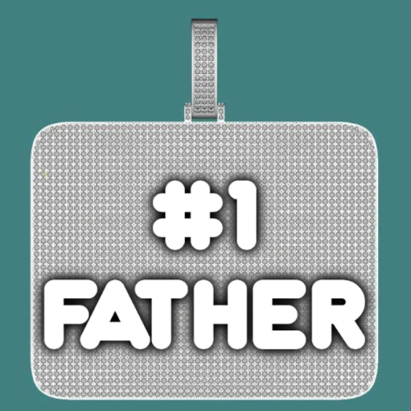 CUSTOM LETTER NECKLACE 3D BIG SQUARE sold by The GUU Shop