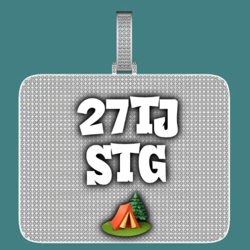 CUSTOM LETTER NECKLACE 3D BIG SQUARE sold by The GUU Shop