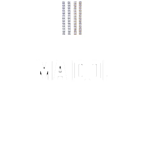 Custom Letters Baguette Two Layer Necklace sold by The GUU Shop