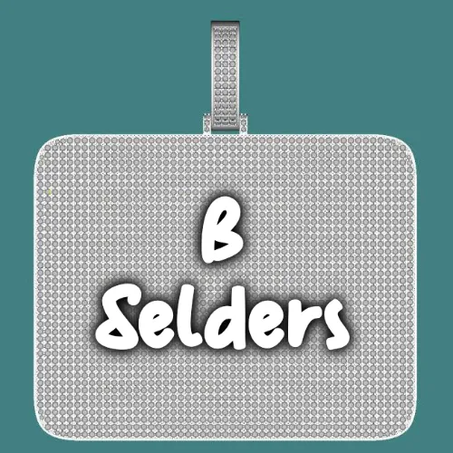 CUSTOM LETTER NECKLACE 3D BIG SQUARE sold by The GUU Shop