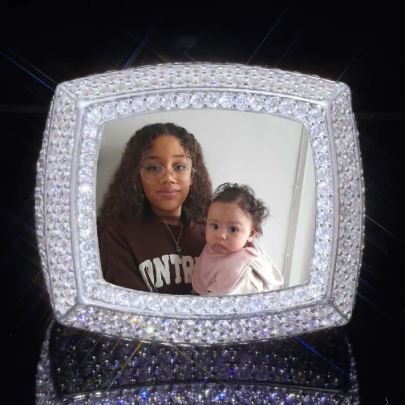 3D CUSTOM PICTURE ICED RING sold by The GUU Shop