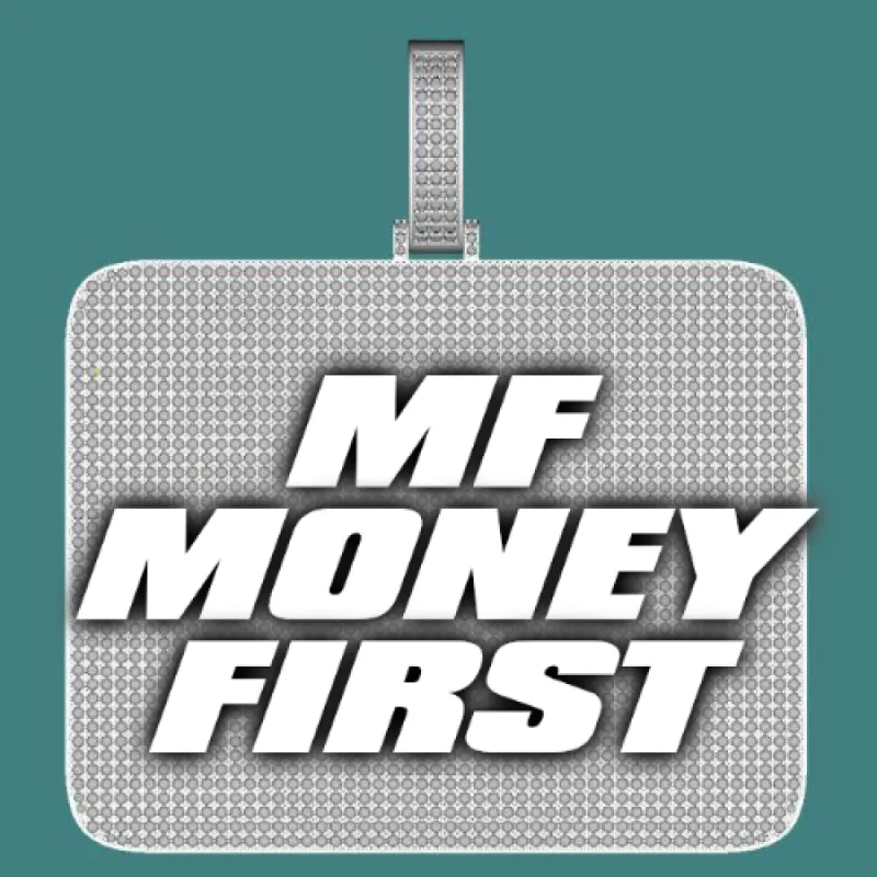 CUSTOM LETTER NECKLACE 3D BIG SQUARE sold by The GUU Shop