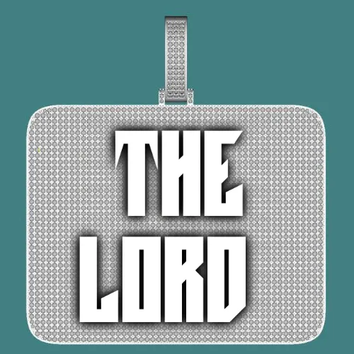 CUSTOM LETTER NECKLACE 3D BIG SQUARE sold by The GUU Shop