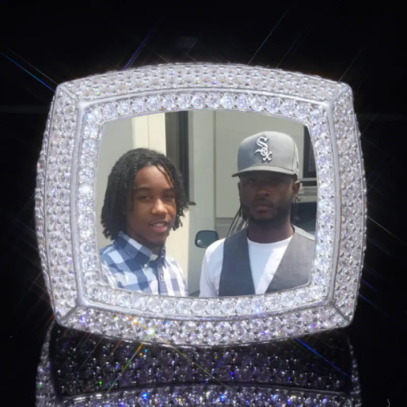 3D CUSTOM PICTURE ICED RING sold by The GUU Shop