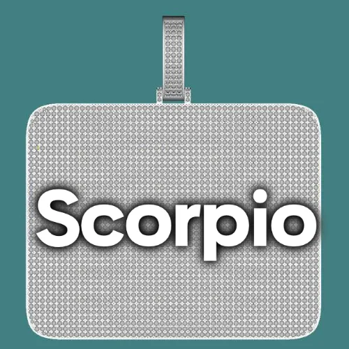 CUSTOM LETTER NECKLACE 3D BIG SQUARE sold by The GUU Shop