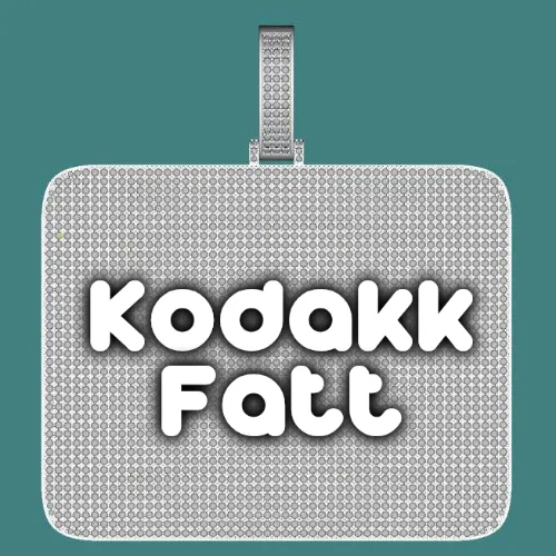 CUSTOM LETTER NECKLACE 3D BIG SQUARE sold by The GUU Shop