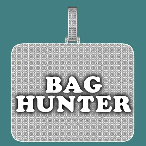 CUSTOM LETTER NECKLACE 3D BIG SQUARE sold by The GUU Shop