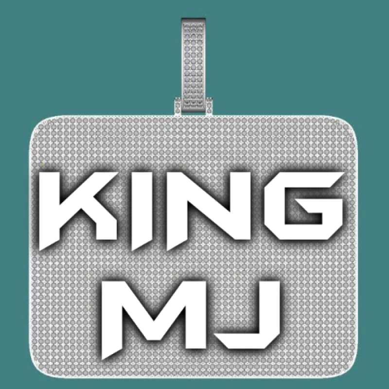 CUSTOM LETTER NECKLACE 3D BIG SQUARE sold by The GUU Shop